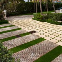 example of using original garden paths photo