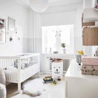 idea of ​​unusual room style in scandinavian style photo