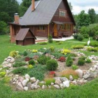 version of a beautiful decor of the garden at the cottage picture