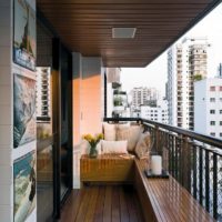 design design of an open small balcony