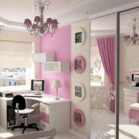 idea of ​​light design of a child’s room for a girl photo