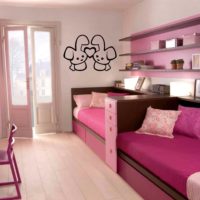 an example of a beautiful style of a children's room for a girl picture