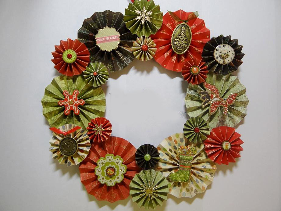 cardboard wreath