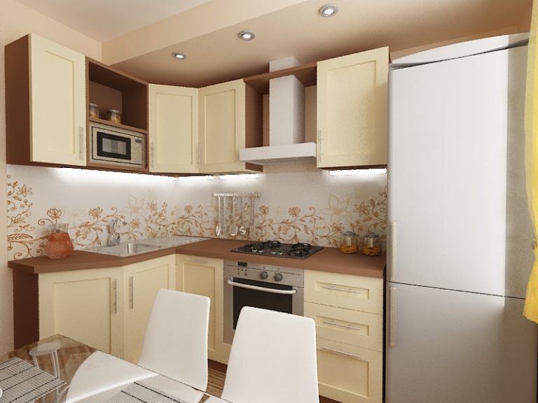 kitchen 6 sq. meters set