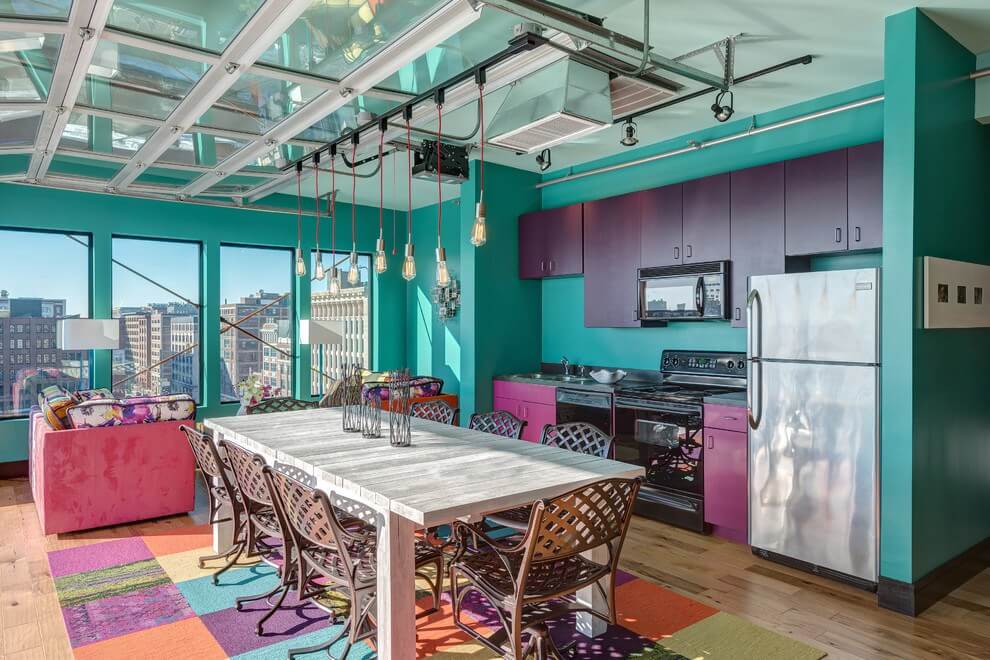 bright kitchen with window