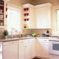 interior of a small kitchen