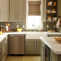 interior of a small kitchen