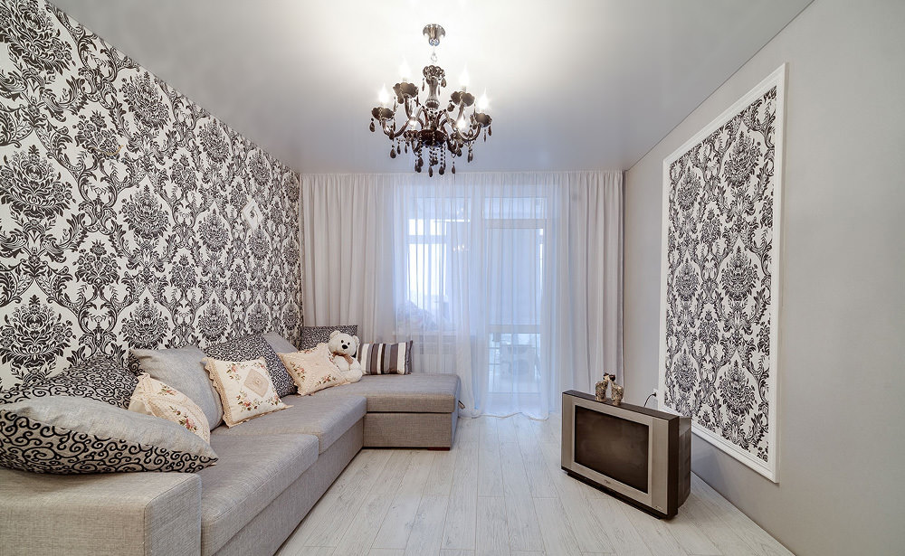 white ceiling in the living room