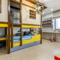 conception d'un intérieur de petite chambre d'enfant