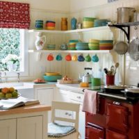 design of a small kitchen set photo