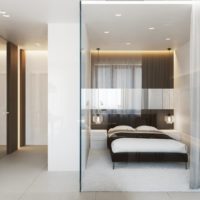 one-room apartment design 36 sq m