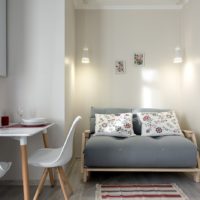 design of a one-room apartment 36 m2