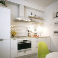 one-room apartment design 45 sq m