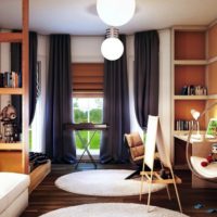 design of a studio apartment with a child’s idea