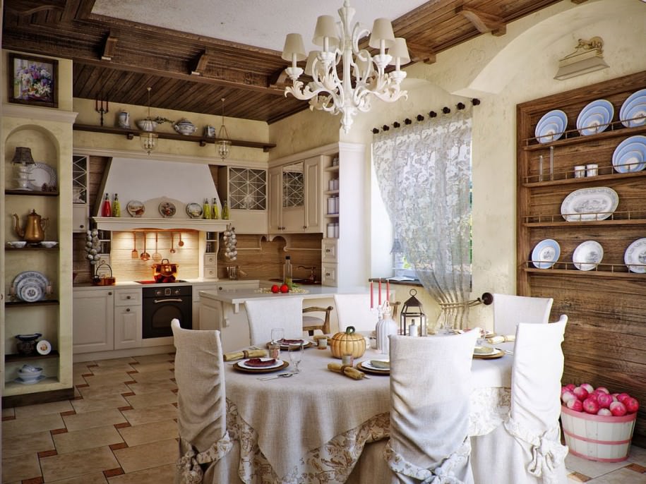 country kitchen interior