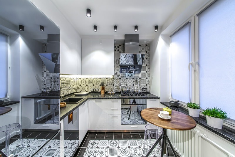 tiles on the kitchen floor