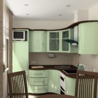 kitchen in Khrushchev photo design