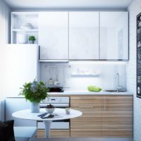 kitchen in Khrushchev interior photo