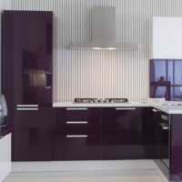 purple kitchen photo