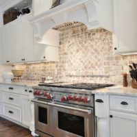 country style kitchen white set