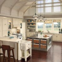 country style kitchen design photo