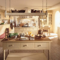 country style kitchen interior