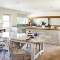 cozy country style kitchen