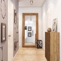 small corridor hallway in Khrushchev design ideas