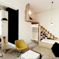 studio apartment 30 sq m decor