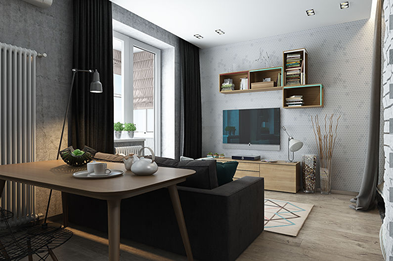 studio apartment 42 sq m ideas