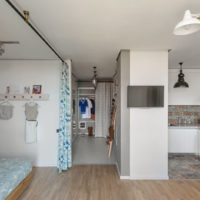 studio apartment 42 sq m practical design