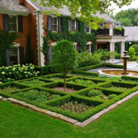 garden with garden beds cottage design ideas