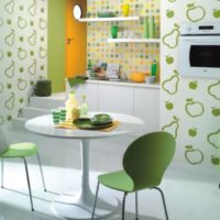 kitchen wallpaper combination