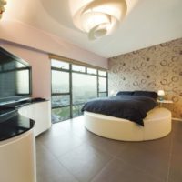 gypsum ceiling in the bedroom