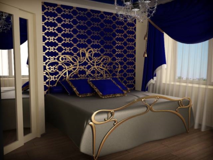 bedroom 15 m2 classic style