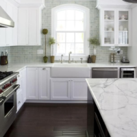 white kitchen interior