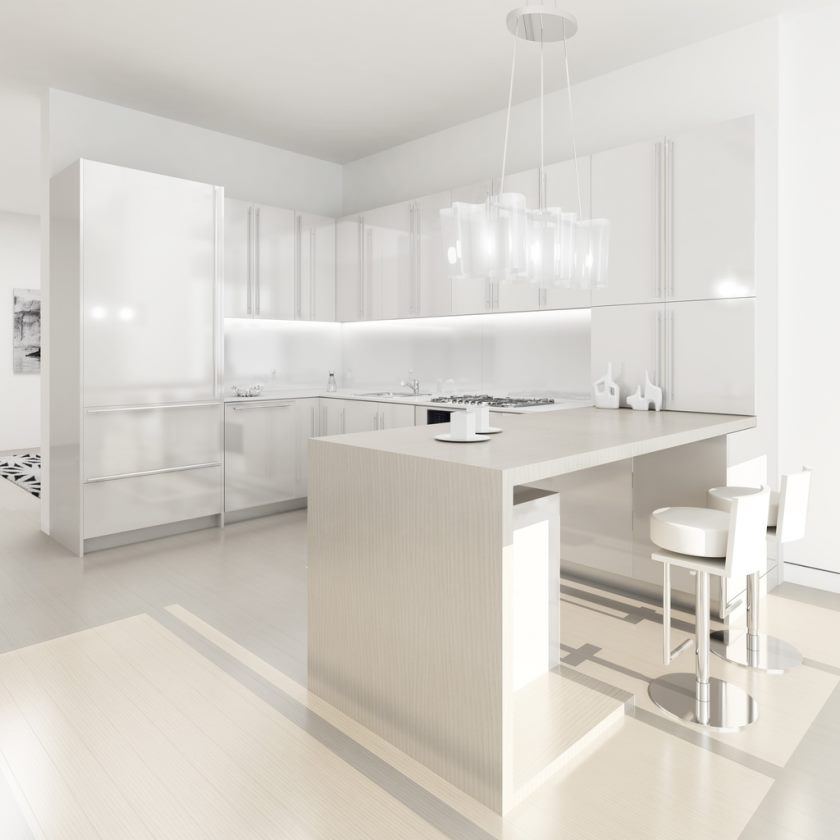 white kitchen design