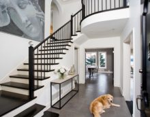 hallway design with stairs