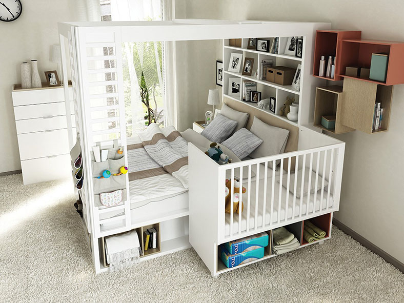 cot in parents bedroom