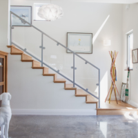 stairs to the second floor of the idea