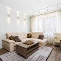 suspended ceiling in the living room