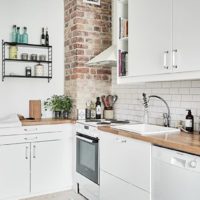 rectangular kitchen photo