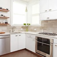 rectangular kitchen decoration ideas