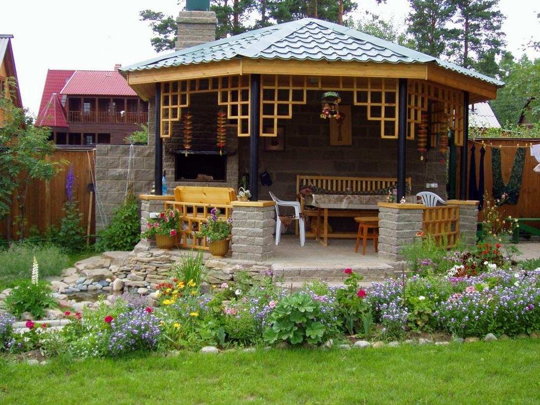 viewpoint on the porch of the house