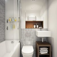 bathroom 4 sq m project