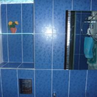 bright bathroom tiles