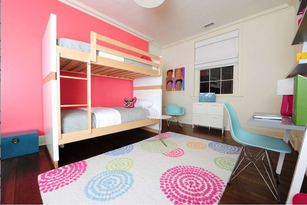 bright room for two children