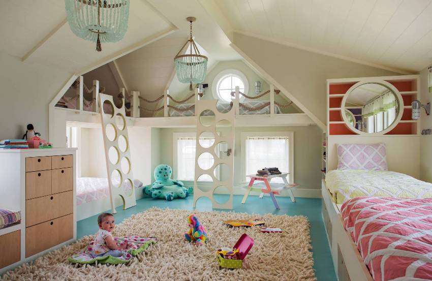 big nursery for boy and girl