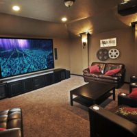 home theater design decor ideas