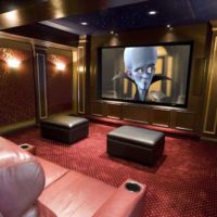 home theater design photo decor